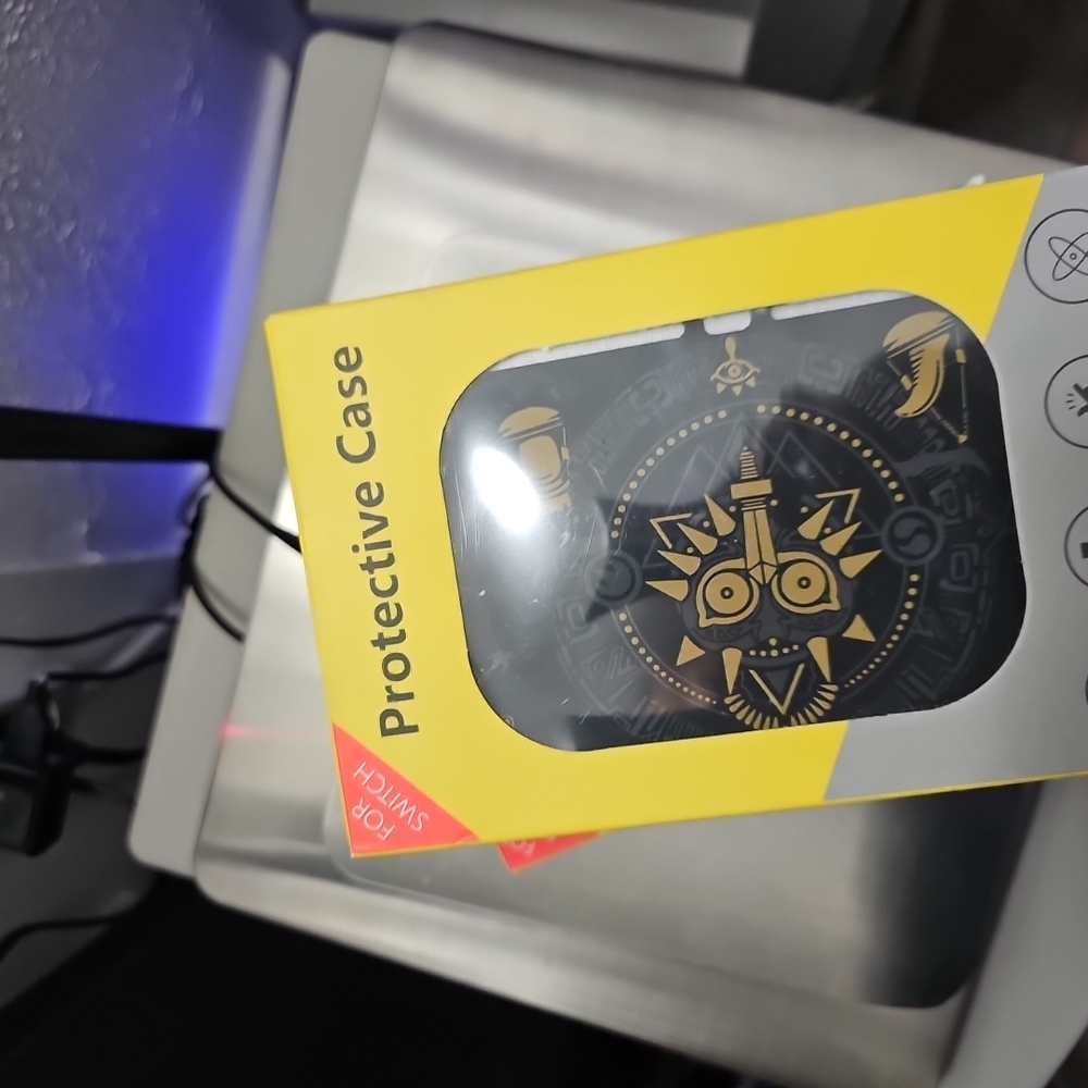 Yellow and Black Nintendo Switch Protective Case